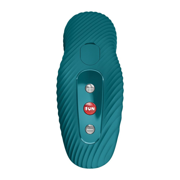 Накладной вибратор Fun Factory LAYA III Bottle Green, эффект постукивания пальцем