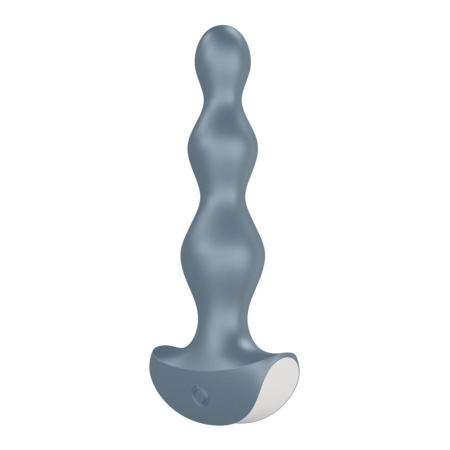 Анальный стимулятор-бусины с двумя моторами Satisfyer Lolli-Plug 2 Ice blue || Анальний стимулятор-намистини з двома моторами Satisfyer Lolli-Plug 2 ice blue